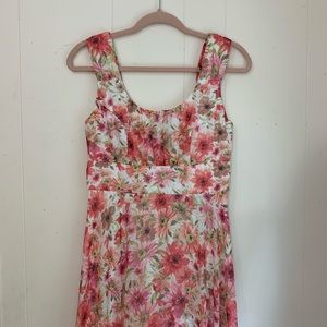 Dress barn pink floral dress